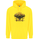 Rebel Wings Motorcycle Originals Childrens Kids Hoodie Yellow