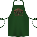 Rebel Wings Motorcycle Originals Cotton Apron 100% Organic Forest Green