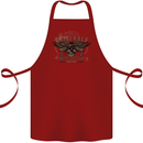 Rebel Wings Motorcycle Originals Cotton Apron 100% Organic Maroon