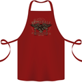 Rebel Wings Motorcycle Originals Cotton Apron 100% Organic Maroon
