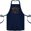 Rebel Wings Motorcycle Originals Cotton Apron 100% Organic Navy Blue