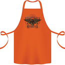 Rebel Wings Motorcycle Originals Cotton Apron 100% Organic Orange