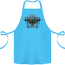 Rebel Wings Motorcycle Originals Cotton Apron 100% Organic Turquoise