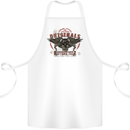 Rebel Wings Motorcycle Originals Cotton Apron 100% Organic White