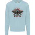 Rebel Wings Motorcycle Originals Kids Sweatshirt Jumper Light Blue