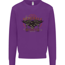 Rebel Wings Motorcycle Originals Kids Sweatshirt Jumper Purple