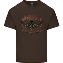 Rebel Wings Motorcycle Originals Kids T-Shirt Childrens Chocolate