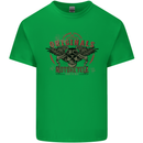 Rebel Wings Motorcycle Originals Kids T-Shirt Childrens Irish Green