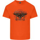 Rebel Wings Motorcycle Originals Kids T-Shirt Childrens Orange