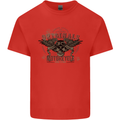 Rebel Wings Motorcycle Originals Kids T-Shirt Childrens Red