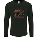 Rebel Wings Motorcycle Originals Mens Long Sleeve T-Shirt Black
