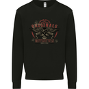 Rebel Wings Motorcycle Originals Mens Sweatshirt Jumper Black
