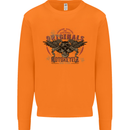 Rebel Wings Motorcycle Originals Mens Sweatshirt Jumper Orange