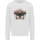 Rebel Wings Motorcycle Originals Mens Sweatshirt Jumper White