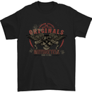 Rebel Wings Motorcycle Originals Mens T-Shirt Cotton Gildan Black