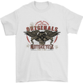 Rebel Wings Motorcycle Originals Mens T-Shirt Cotton Gildan White