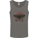 Rebel Wings Motorcycle Originals Mens Vest Tank Top Charcoal