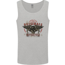 Rebel Wings Motorcycle Originals Mens Vest Tank Top Sports Grey