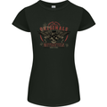 Rebel Wings Motorcycle Originals Womens Petite Cut T-Shirt Black