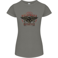Rebel Wings Motorcycle Originals Womens Petite Cut T-Shirt Charcoal