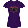 Rebel Wings Motorcycle Originals Womens Petite Cut T-Shirt Purple