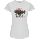 Rebel Wings Motorcycle Originals Womens Petite Cut T-Shirt White