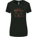 Rebel Wings Motorcycle Originals Womens Wider Cut T-Shirt Black