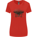 Rebel Wings Motorcycle Originals Womens Wider Cut T-Shirt Red