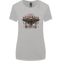 Rebel Wings Motorcycle Originals Womens Wider Cut T-Shirt Sports Grey