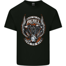 Rebel and Pride Motorcycle Motorbike Biker Mens Cotton T-Shirt Tee Top Black
