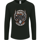 Rebel and Pride Motorcycle Motorbike Biker Mens Long Sleeve T-Shirt Black