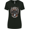 Rebel and Pride Motorcycle Motorbike Biker Womens Wider Cut T-Shirt Black