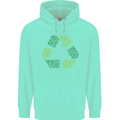 Recycle Bike Fun Cyclist Funny Childrens Kids Hoodie Peppermint
