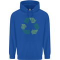 Recycle Bike Fun Cyclist Funny Childrens Kids Hoodie Royal Blue