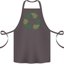 Recycle Bike Fun Cyclist Funny Cotton Apron 100% Organic Dark Grey