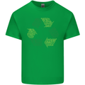 Recycle Bike Fun Cyclist Funny Mens Cotton T-Shirt Tee Top Irish Green