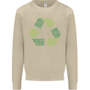 Recycle Bike Fun Cyclist Funny Mens Sweatshirt Jumper Sand