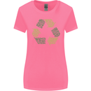 Recycle Bike Fun Cyclist Funny Womens Wider Cut T-Shirt Azalea