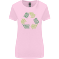 Recycle Bike Fun Cyclist Funny Womens Wider Cut T-Shirt Light Pink