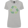 Recycle Bike Fun Cyclist Funny Womens Wider Cut T-Shirt Sports Grey