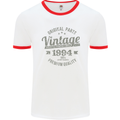 Vintage Year 29th Birthday 1994 Mens Ringer T-Shirt White/Red