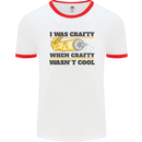 Arts and Crafts Funny Crafty Art Artist Mens Ringer T-Shirt White/Red