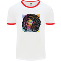 Fathers Day Gaming Mens White Ringer T-Shirt White/Red