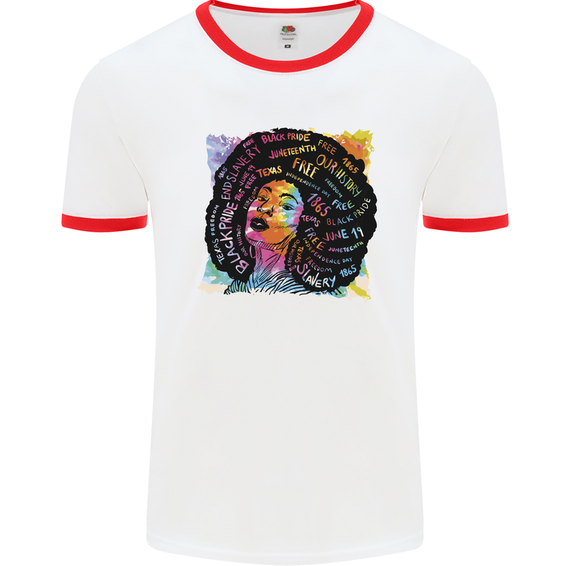 Fathers Day Gaming Mens White Ringer T-Shirt White/Red