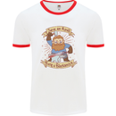 Save an Anvil Bang a Blacksmith Mens Ringer T-Shirt White/Red