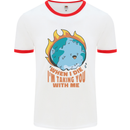 When I Die Funny Climate Change Mens Ringer T-Shirt White/Red