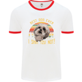 Best Dog Ever I Shih Tzu Not Funny Mens White Ringer T-Shirt White/Red