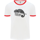 Chameleon Reinvent Yourself Mens White Ringer T-Shirt White/Red