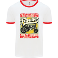 Farming Skilled Enough to Be a Farmer Mens White Ringer T-Shirt White/Red