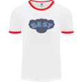 Best as Worn by Roger Daltrey Mens White Ringer T-Shirt White/Red